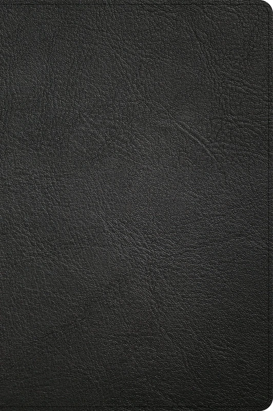 CSB Large Print Thinline Bible, Holman Handcrafted Collection, Black Premium Goatskin: Csb Thinline Bible, Holman Handcrafted Collection, Black Goatskin