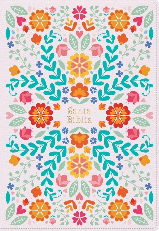 Rvr 1960 Biblia Letra Súper Gigante Edición 2023 Floreada, Símil Piel: Con Referencias. Nueva Tipografía