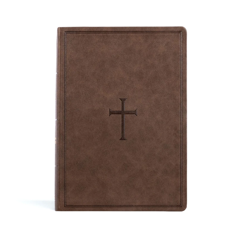 CSB Super Giant Print Reference Bible, Brown, Indexed: Christian Standard Bible, Super Giant Print Reference Bible, Brown, Leathertouch