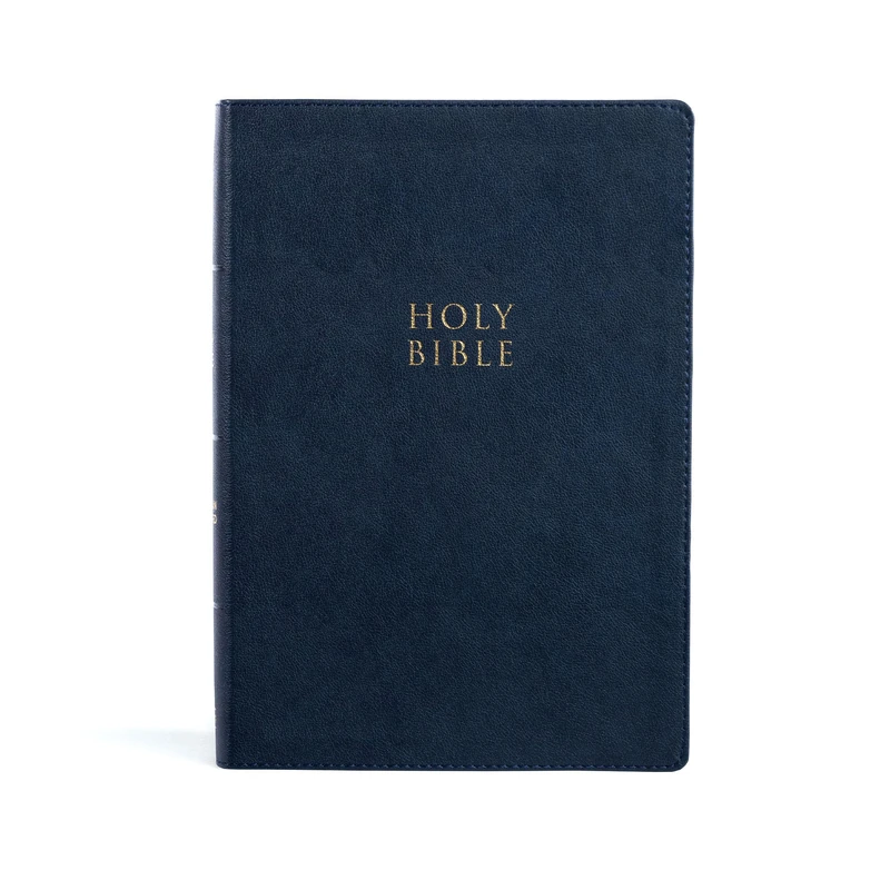 CSB Super Giant Print Reference Bible, Navy, Indexed: Christian Standard Bible, Super Giant Print Reference Bible, Navy, Leathertouch