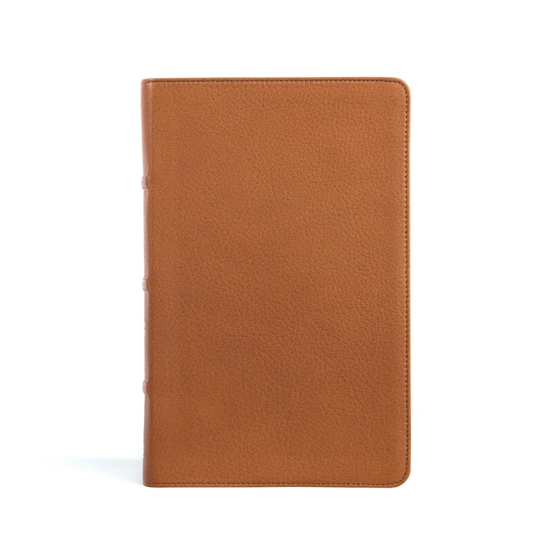 CSB Single-Column Personal Size Bible, Saddle: Christian Standard Bible, Single-Column Personal Size Bible, Saddle, Genuine Leather