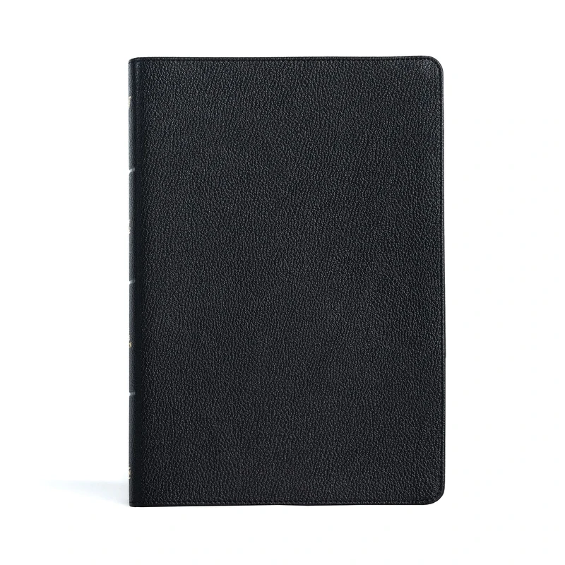 KJV Large Print Thinline Bible, Black, Indexed: King James Version, Thinline Bible, Black, Genuine Leather