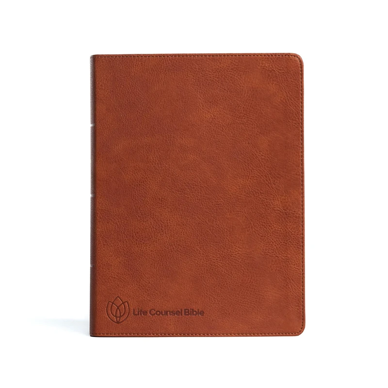 CSB Life Counsel Bible, Burnt Sienna Leathertouch, Indexed: Practical Wisdom for All of Life