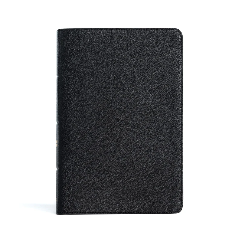 CSB Giant Print Reference Bible, Black, Indexed: Csb Giant Print Reference Bible, Black Genuine Leather, Indexed