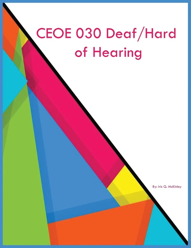 CEOE 030 Deaf/Hard of Hearing - Image 1