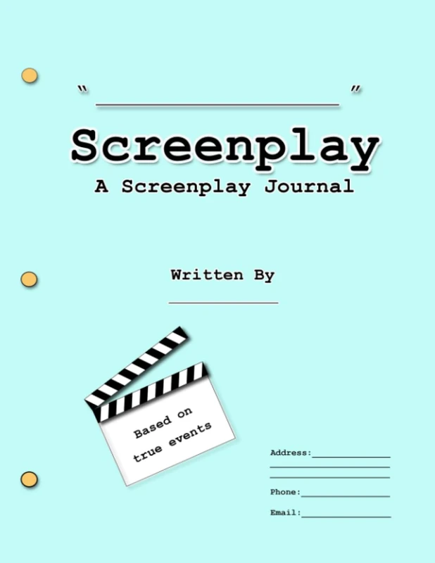 Screenplay: A Screenplay Journal: Create A Script Based on Your Life!