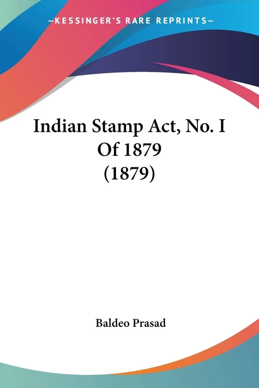 Indian Stamp Act, No. I Of 1879 (1879)
