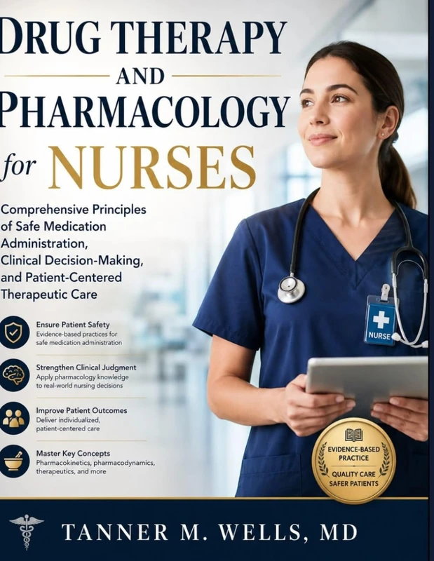 Drug Therapy and Pharmacology for Nurses: Comprehensive Principles of Safe Medication Administration, Clinical Decision-Making, and Patient-Centered Therapeutic Care - Image 1