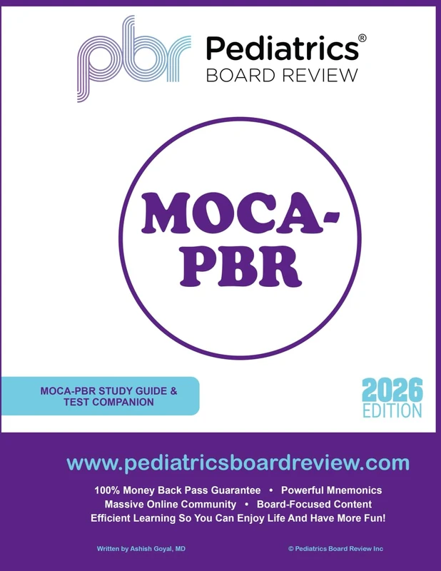 2026 MOCA-PBR Study Guide - American Board of Pediatrics Exam