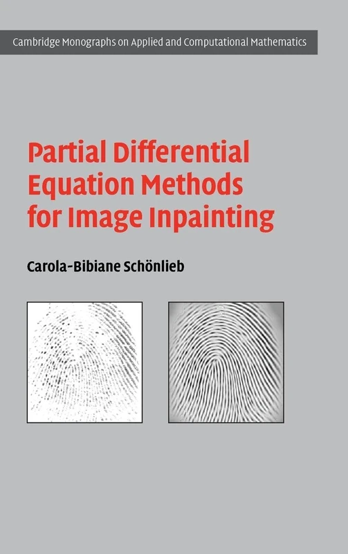 Partial Differential Equation Methods for Image Inpainting: Series Number 29 (Cambridge Monographs on Applied and Computational Mathematics, Series Number 29)