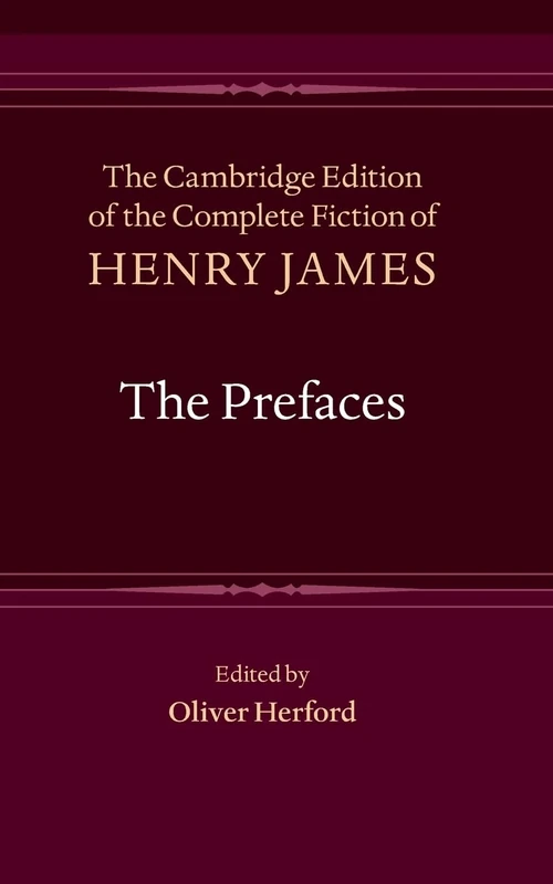 The Prefaces (The Cambridge Edition of the Complete Fiction of Henry James) - Image 1