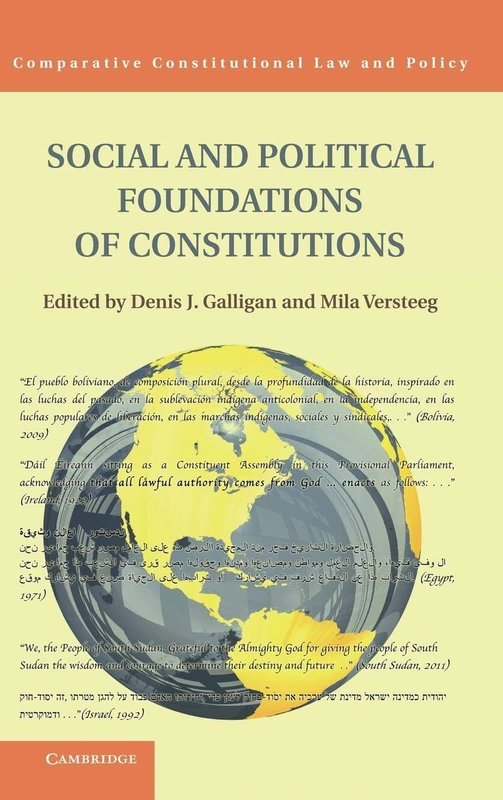 Social and Political Foundations of Constitutions (Comparative Constitutional Law and Policy)