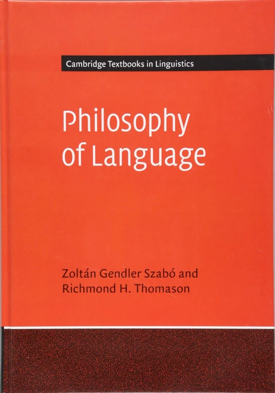 Philosophy of Language (Cambridge Textbooks in Linguistics)