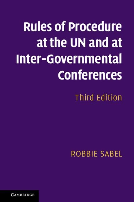 Cambridge Rules of Procedure at the UN and Inter-Gov Conferences - Image 1