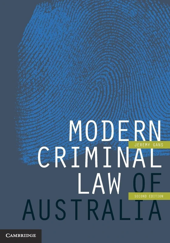Modern Criminal Law of Australia