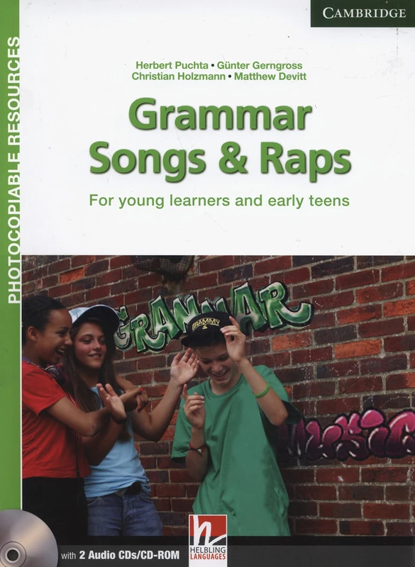 Grammar Songs and Raps Teacher's Book with Audio CDs (2): For Young Learners and Early Teens (Helbling Photocopiable Resources) - Image 1