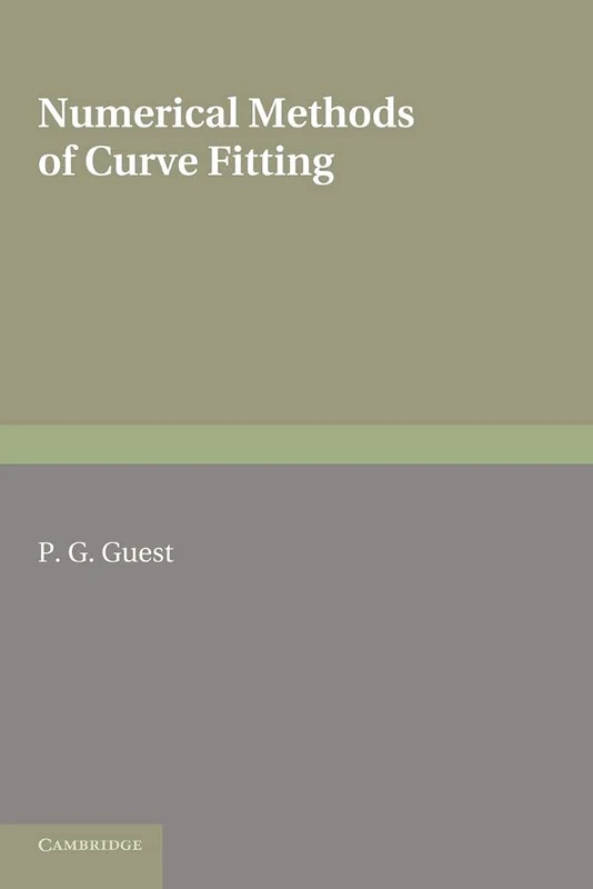 Numerical Methods of Curve Fitting - Image 1