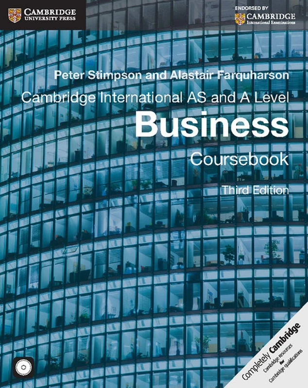 Cambridge International AS and A Level Business Coursebook with CD-ROM (Cambridge International Examinations)