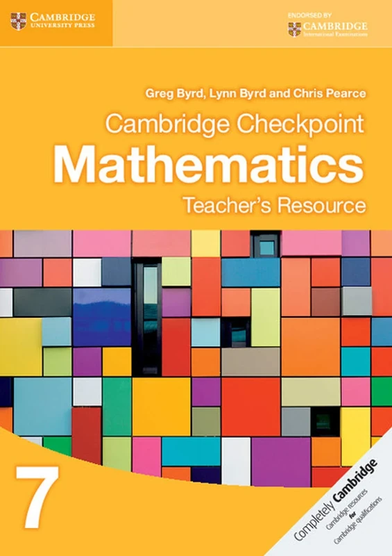 Cambridge Checkpoint Mathematics Teacher's Resource 7 (Cambridge International Examinations)