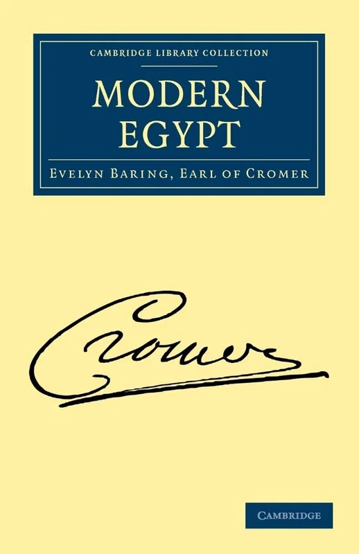 Modern Egypt (Cambridge Library Collection - Travel, Middle East and Asia Minor)
