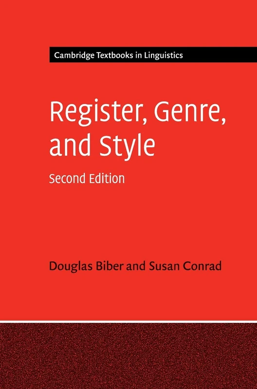Register, Genre, and Style (Cambridge Textbooks in Linguistics)