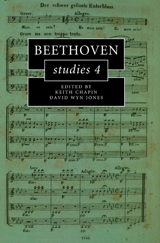 Beethoven Studies 4 (Cambridge Composer Studies)
