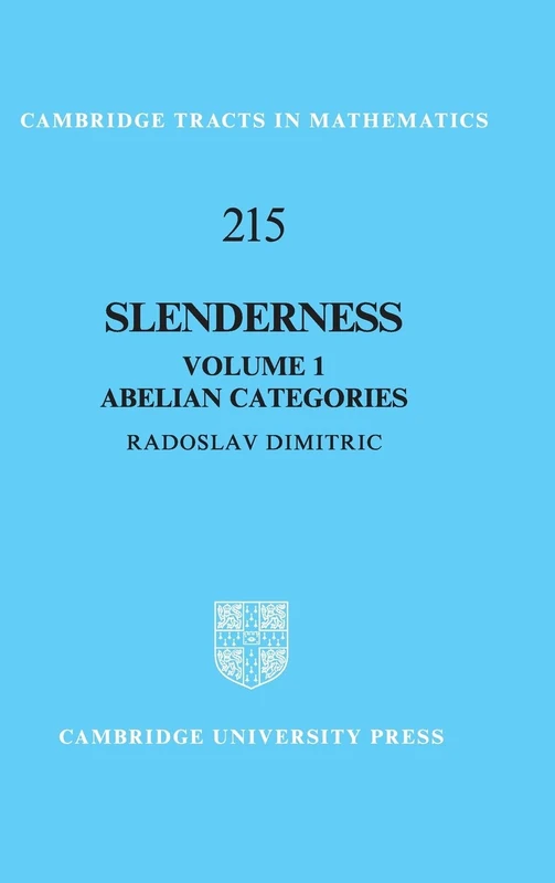 Slenderness: Volume 1, Abelian Categories: 215 (Cambridge Tracts in Mathematics, Series Number 215)