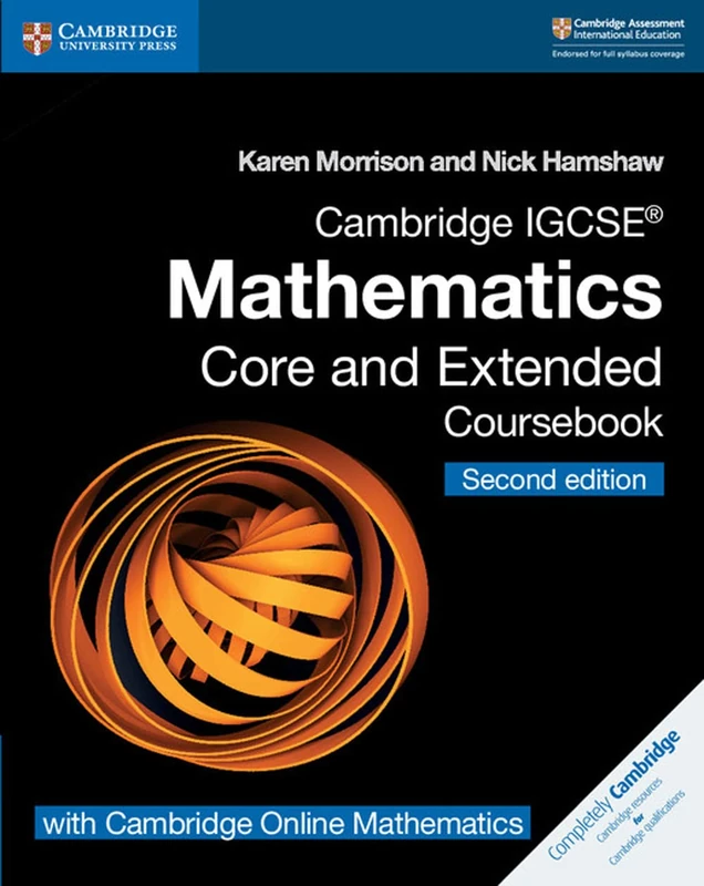 Cambridge IGCSE® Mathematics Coursebook Core and Extended Second Edition with Cambridge Online Mathematics (2 Years) (Cambridge International IGCSE)