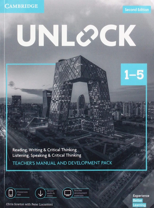 Unlock Levels 1–5 Teacher’s Manual and Development Pack w/Downloadable Audio, Video and Worksheets: Reading, Writing & Critical Thinking and Listening, Speaking & Critical Thinking