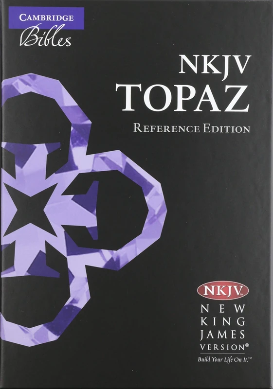 NKJV Topaz Reference Edition, Dark Blue Goatskin Leather, NK676:XRL
