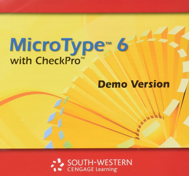 MicroType 6 with Checkbook Pro Demo CD-ROM and Demo Guide - Image 1