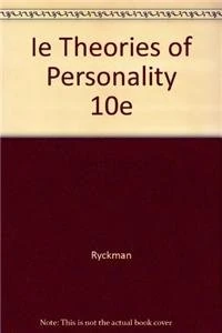 Ie Theories of Personality 10e