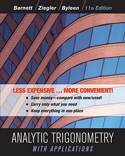 Analytic Trigonometry with Applications 11e Binder Ready Version + WileyPLUS Registration Card