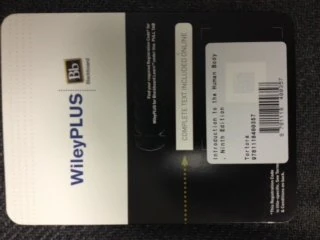 Wileyplus Blackboard Card for Introduction to the Human Body