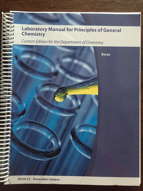 Laboratory Manual for Principles of General Chemistry