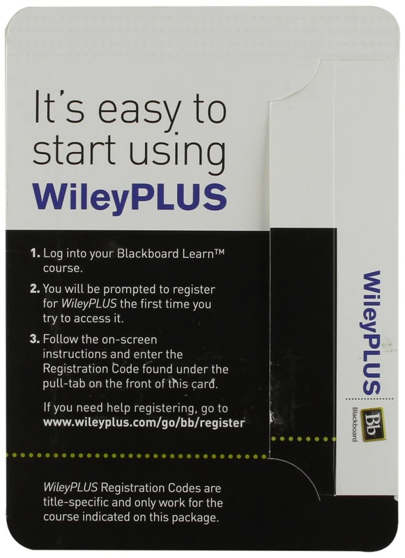 Essentials of Corporate Finance WileyPLUS Blackboard Card