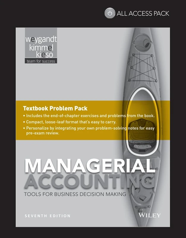Managerial Accounting: Tools for Business Decision Making, 7e All Access Pack Print Component - Image 1