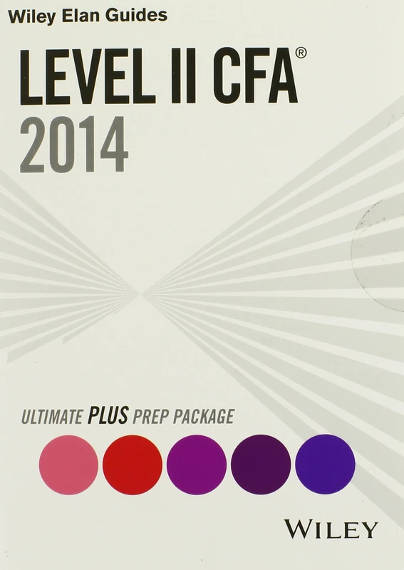 Wiley Elan Guides Level II CFA Ultimate Plus Prep Package