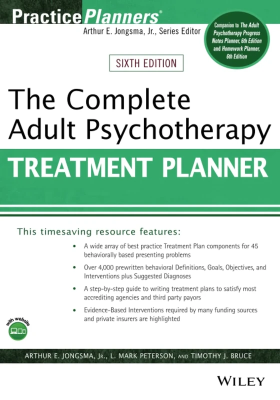The Complete Adult Psychotherapy Treatment Planner (PracticePlanners)