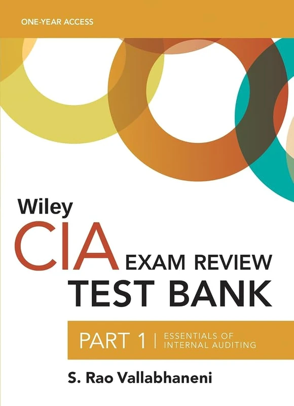 Wiley CIA 2023 Test Bank Part 1: Essentials of Internal Auditing (1-year access) (Wiley CIA Exam Review Series)