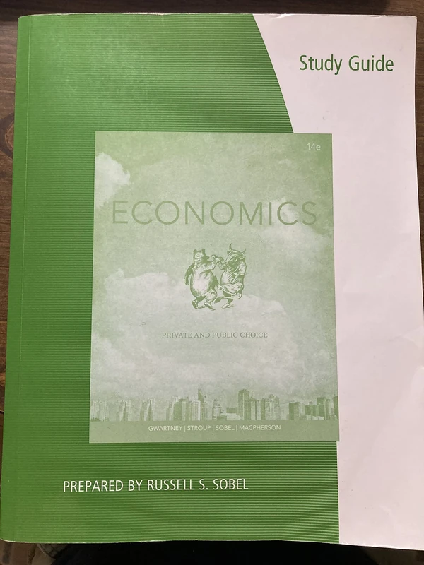 Coursebook for Gwartney/Stroup/Sobel/Macpherson's Economics: Private and Public Choice, 14th