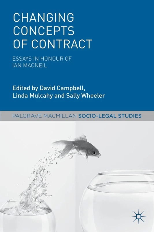 Changing Concepts of Contract: Essays in Honour of Ian Macneil (Palgrave Socio-Legal Studies) - Image 1