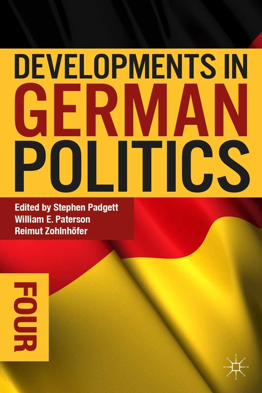 Red Globe Press - Developments in German Politics 4 Book