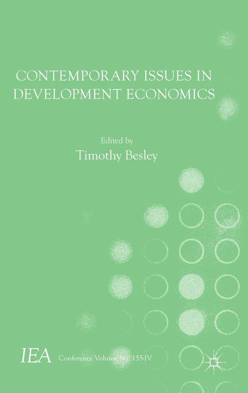 Contemporary Issues in Development Economics (International Economic Association Series)
