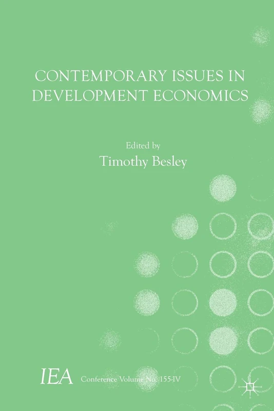 Contemporary Issues in Development Economics (International Economic Association Series)