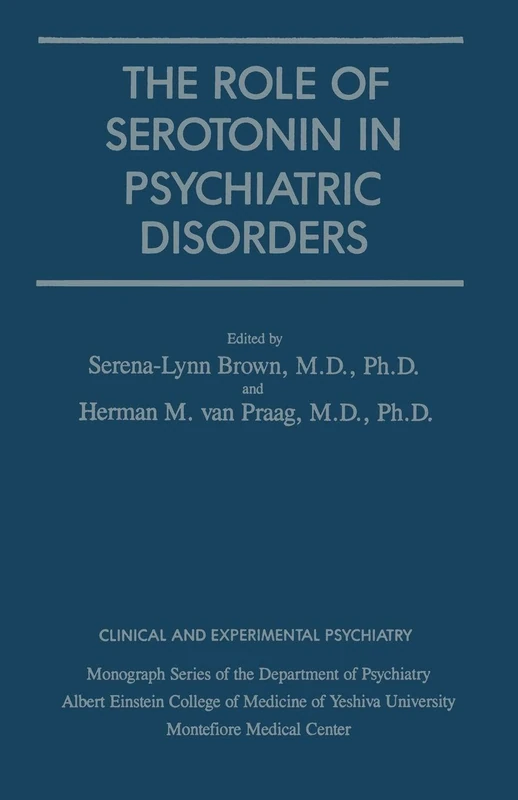 Role Of Serotonin In Psychiatric Disorders