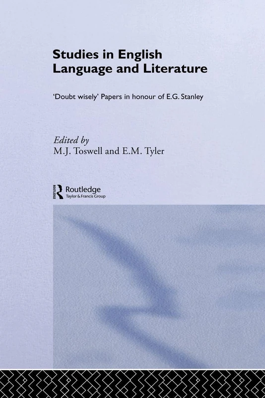 Studies in English Language and Literature: Doubt Wisely