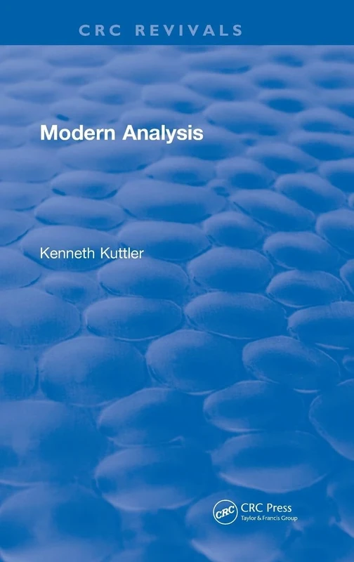 Revival: Modern Analysis (1997) (CRC Press Revivals)