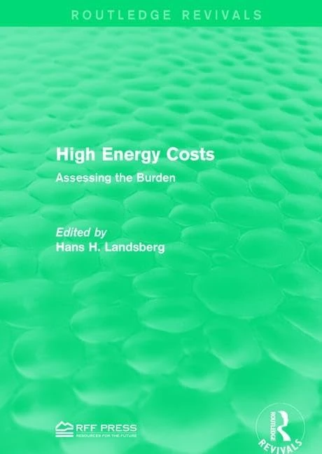 Routledge High Energy Costs: Assessing the Burden (Revivals)