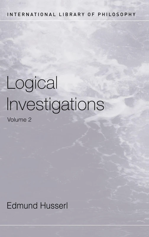 Routledge Logical Investigations Volume 2 - Philosophy Book